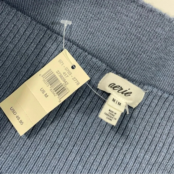 New Aerie Take Charge Sweater Skirt Blue - Picture 5 of 7